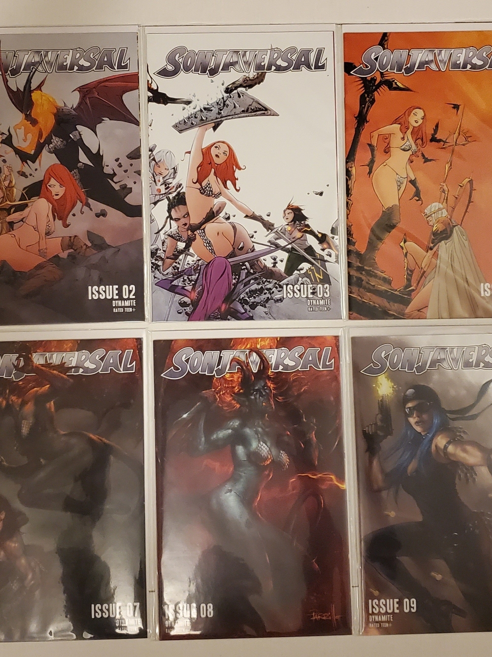 Red Sonja Sonjaversal #1-10 Complete Series Set  10 Issues Total 2021